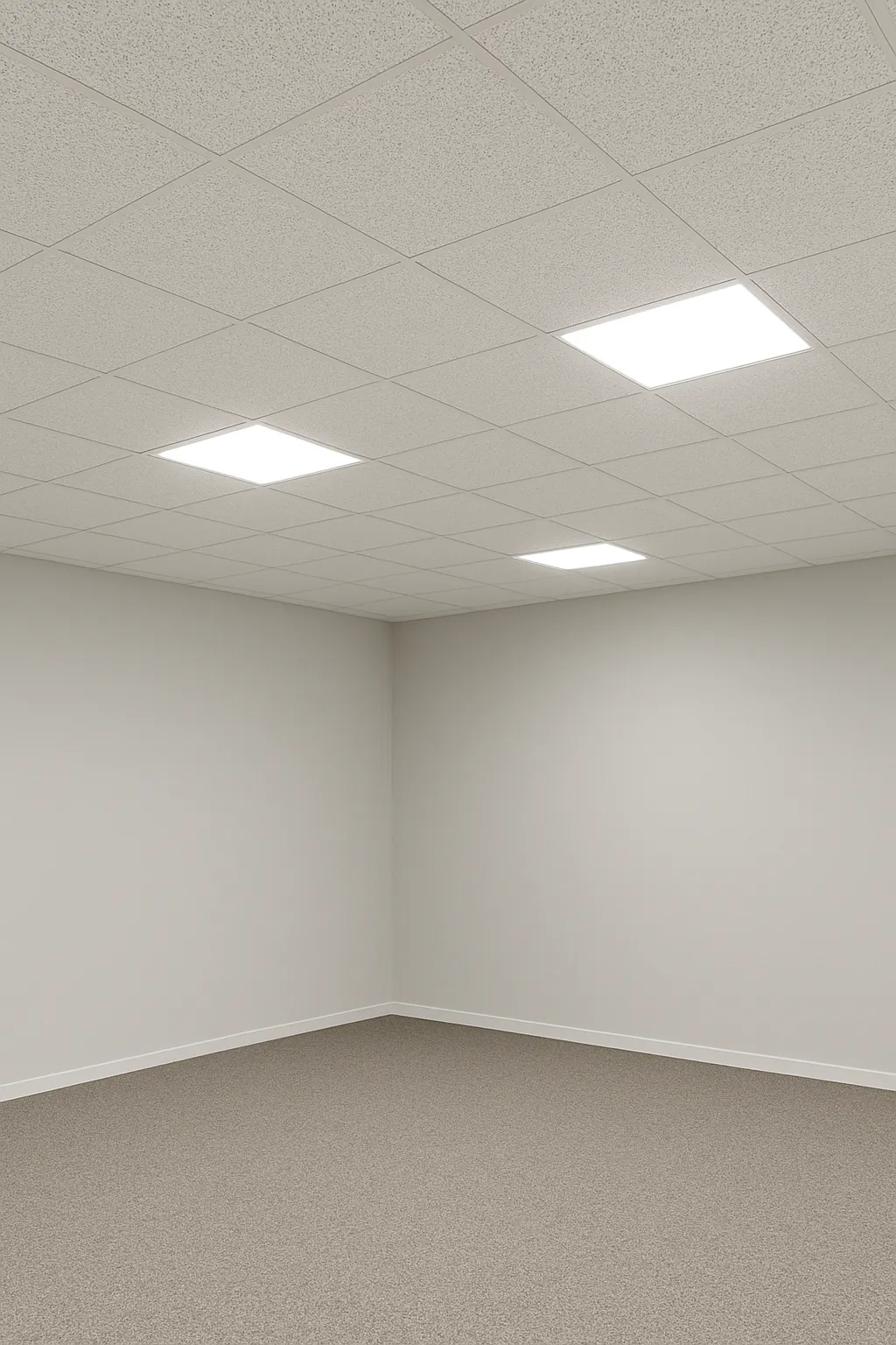 Forros modulares de isopor